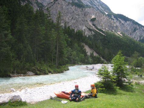 2008-06-30 Paddeln Sommerurlaub Bayern �sterreich (Wolfgang) 045