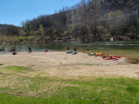 2010-04-05 Paddeln Ardeche 050